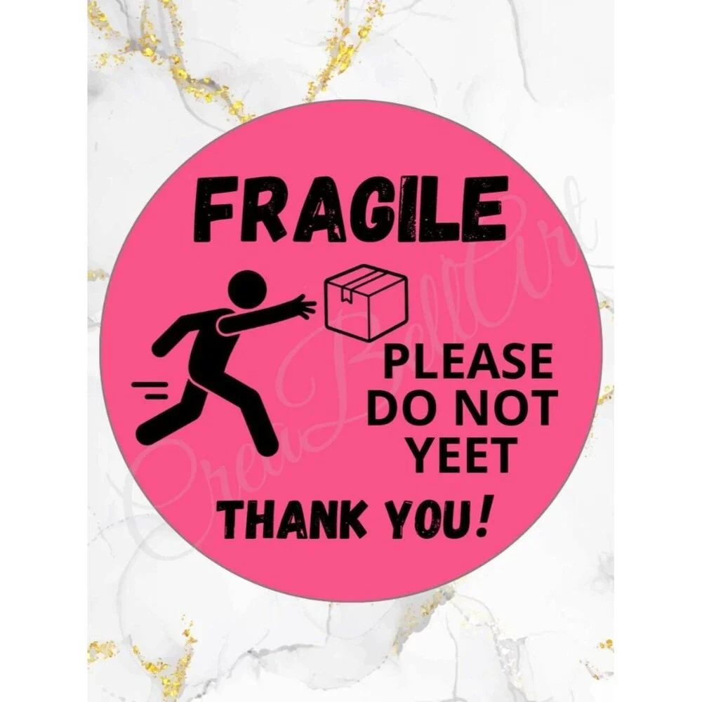 100 Thank you Stickers Thermal 2